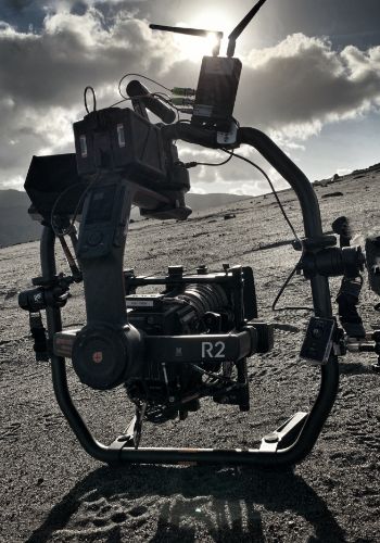 Red steadycam rig